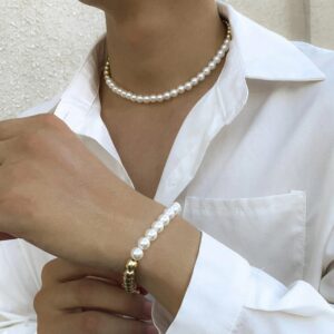Buy Pearl Necklace For Men Modern Luxury Style