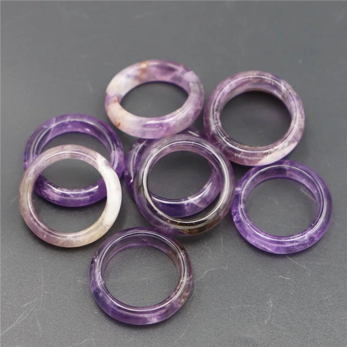 Shop Amethyst Ring Natural Purple Gemstone