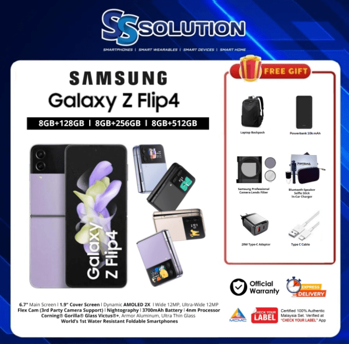 Buy Samsung Galaxy Z Flip 4 5G Factory Unlocked