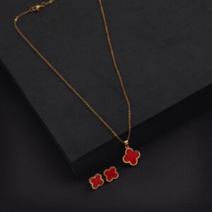 Buy Clover Necklace Gold Lucky Charm Pendant