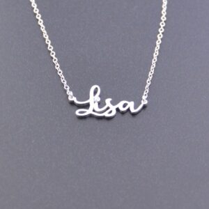 Buy Name Necklace Silver Personalized Custom Jewelry