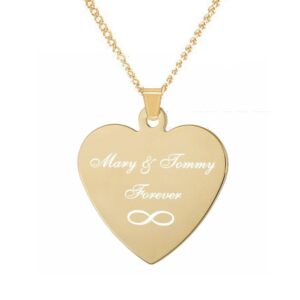 Order Engraved Necklace Personalized Gift Idea
