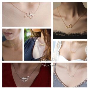 Order Personalised Necklace With Custom Name Engraving