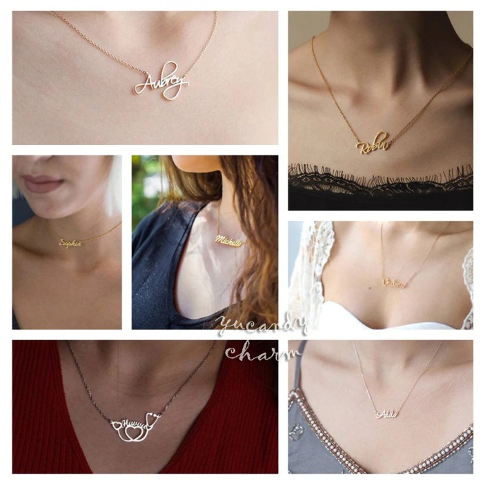 Order Personalised Necklace With Custom Name Engraving