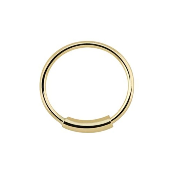 14 Karat Solid Gold Nose Ring - Piercings Works Buy Gold Nose Ring 14K Solid Gold
