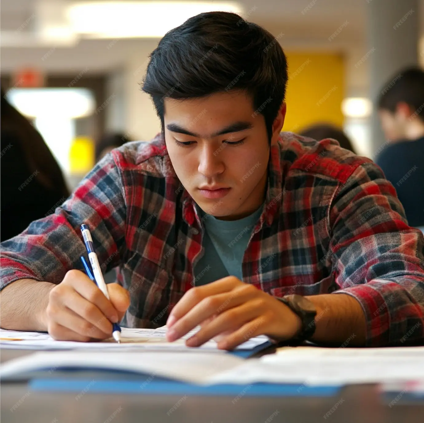 A student applying problemsolving skills to a realworld case study in a