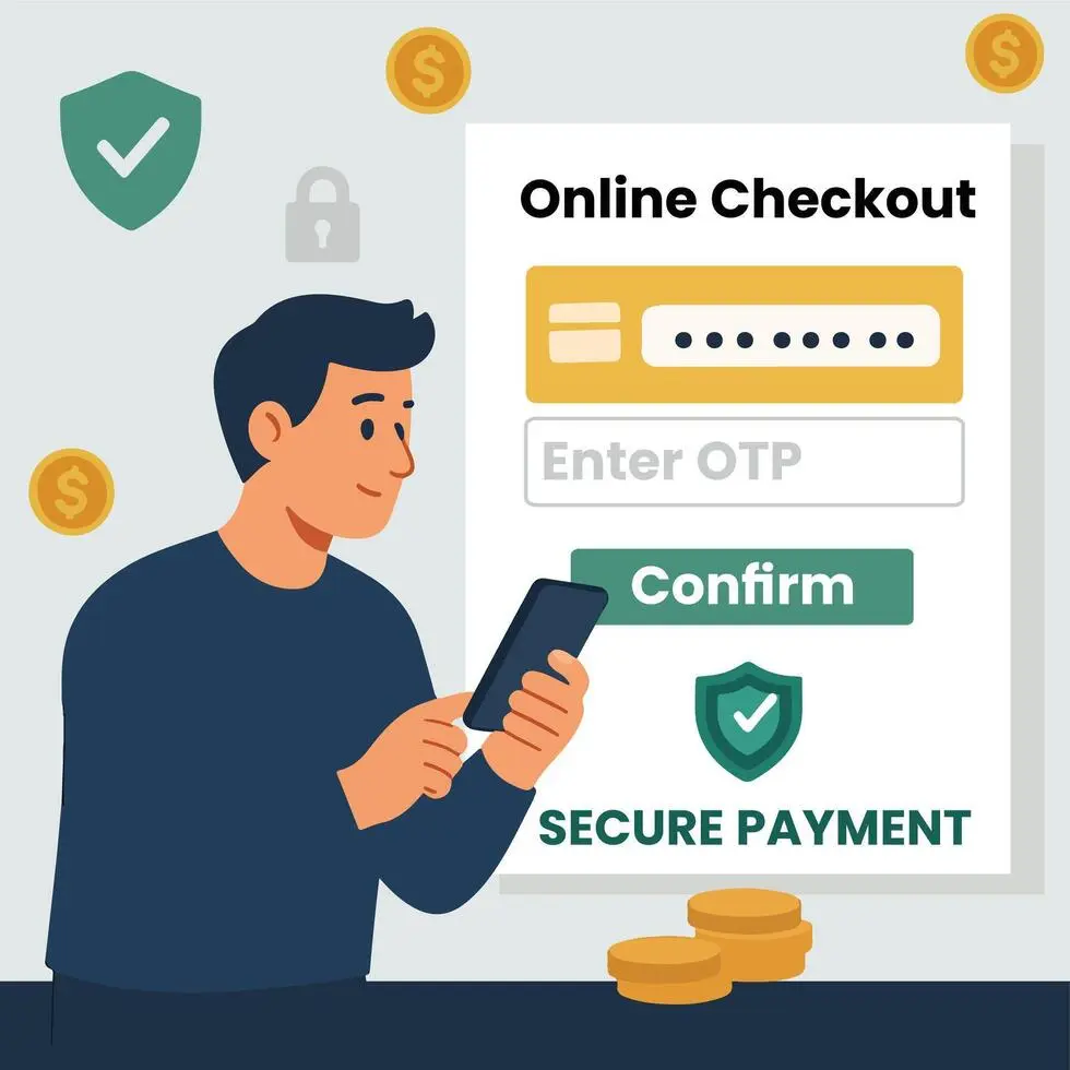 Secure online checkout illustration 60019755 Vector Art at Vecteezy