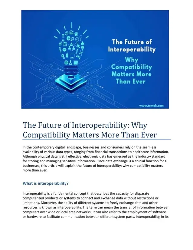 The Future of Interoperability Why Compatibility Matters More Than Ever.ppt